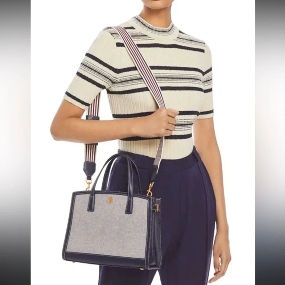 Tory Burch Walker Canvas 2way Bag